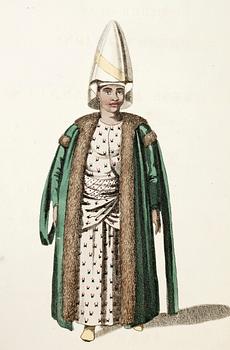 BOK, "Picturesque Representations of The dress and manners of the Turks", London 1814?.