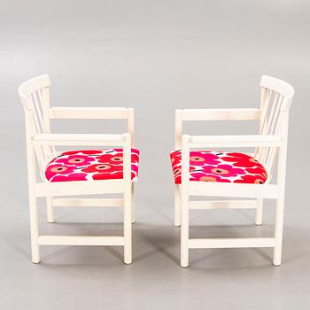 Armchairs, a pair of Sotka Lahti Finland 1960s.