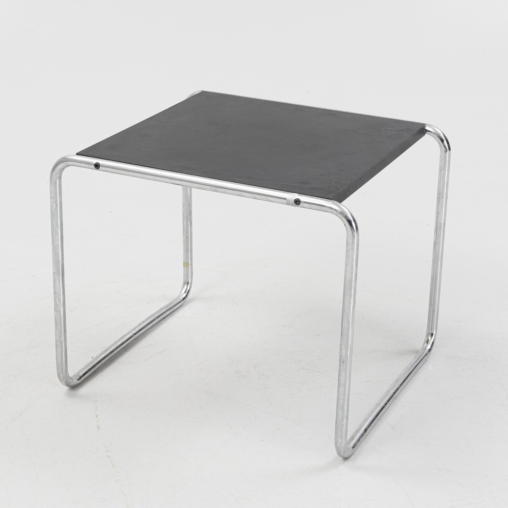 Marcel Breuer, avlastningsbord, "Laccio Low", Gavina, Italien.