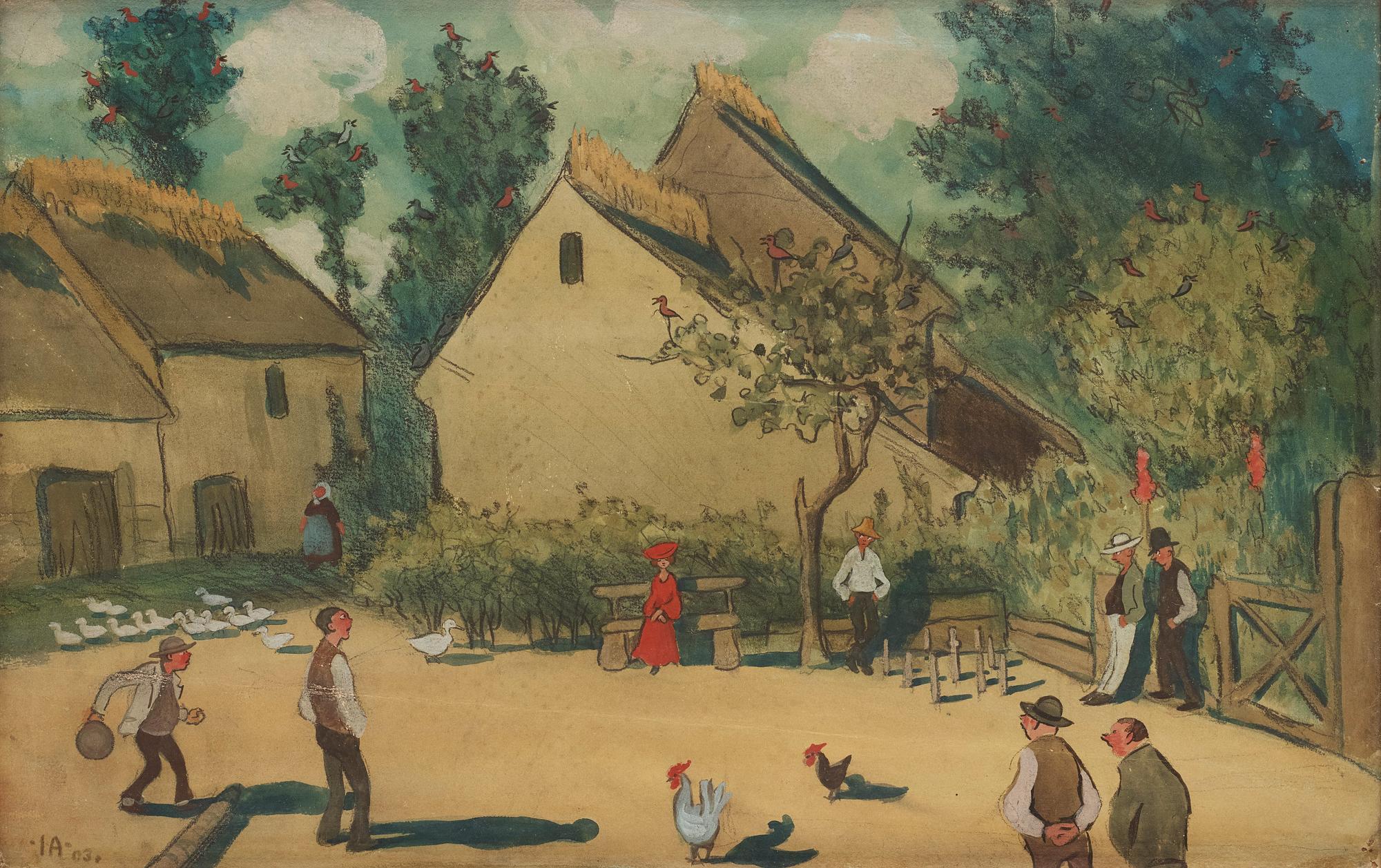 Ivar Arosenius, "Kägelspel".