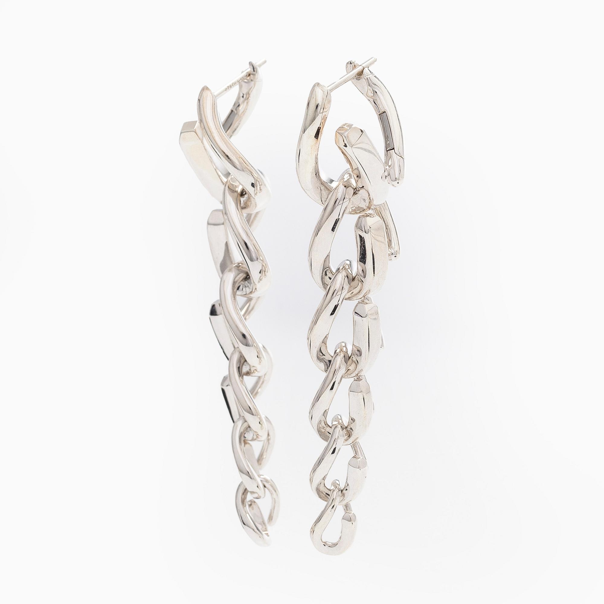 Tiffany & Co, korvakorut, ”Forge”, sterlinghopeaa.