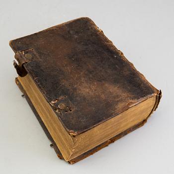 BOK, "Prof-öfwersättning by then Holy Scriptures", Stockholm (Johan Pfeiffer) 1774.