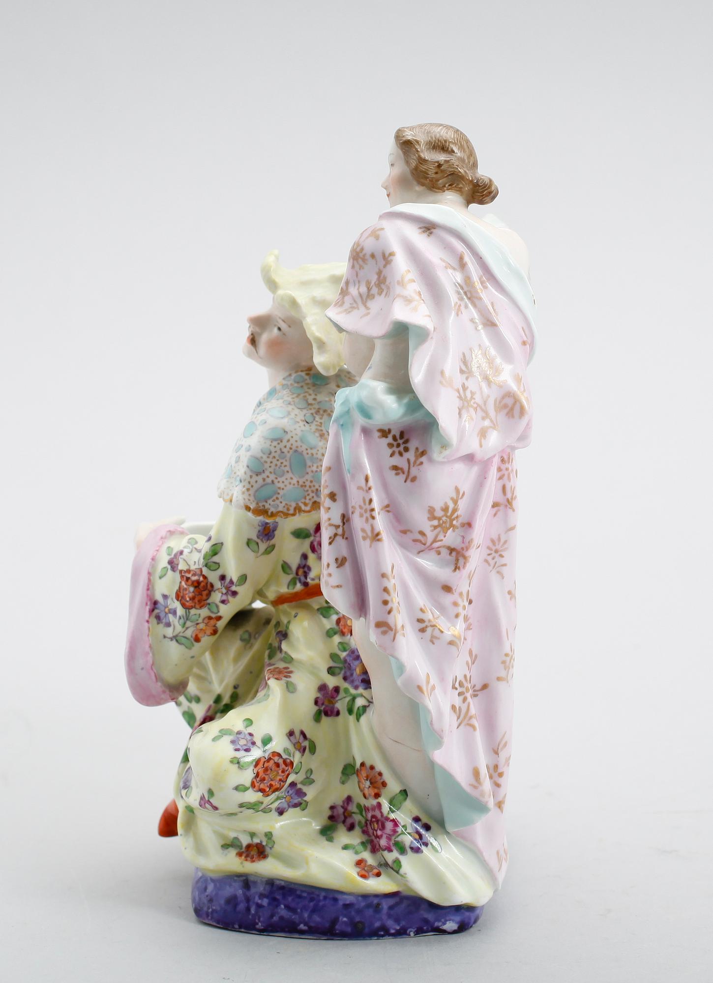 FIGURGRUPP, porslin, Meissen, 1800-tal.