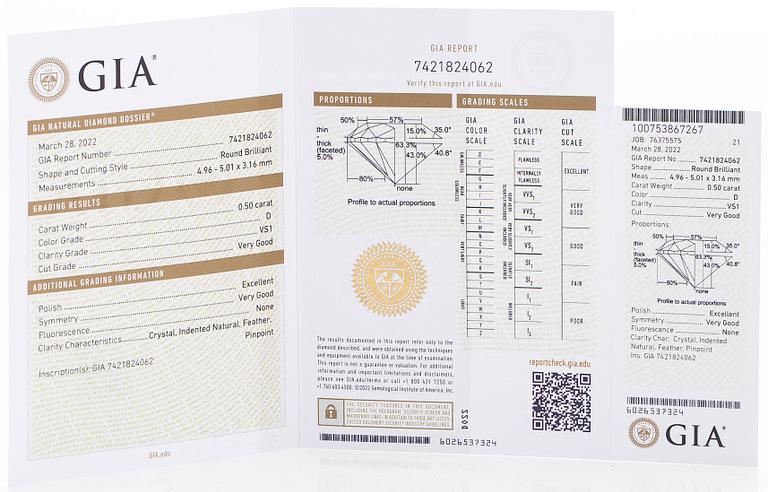 Earrings in 18K white gold set with brilliant-cut diamonds.