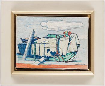 Axel Olson, oil on canvas, signed, executed 1979.