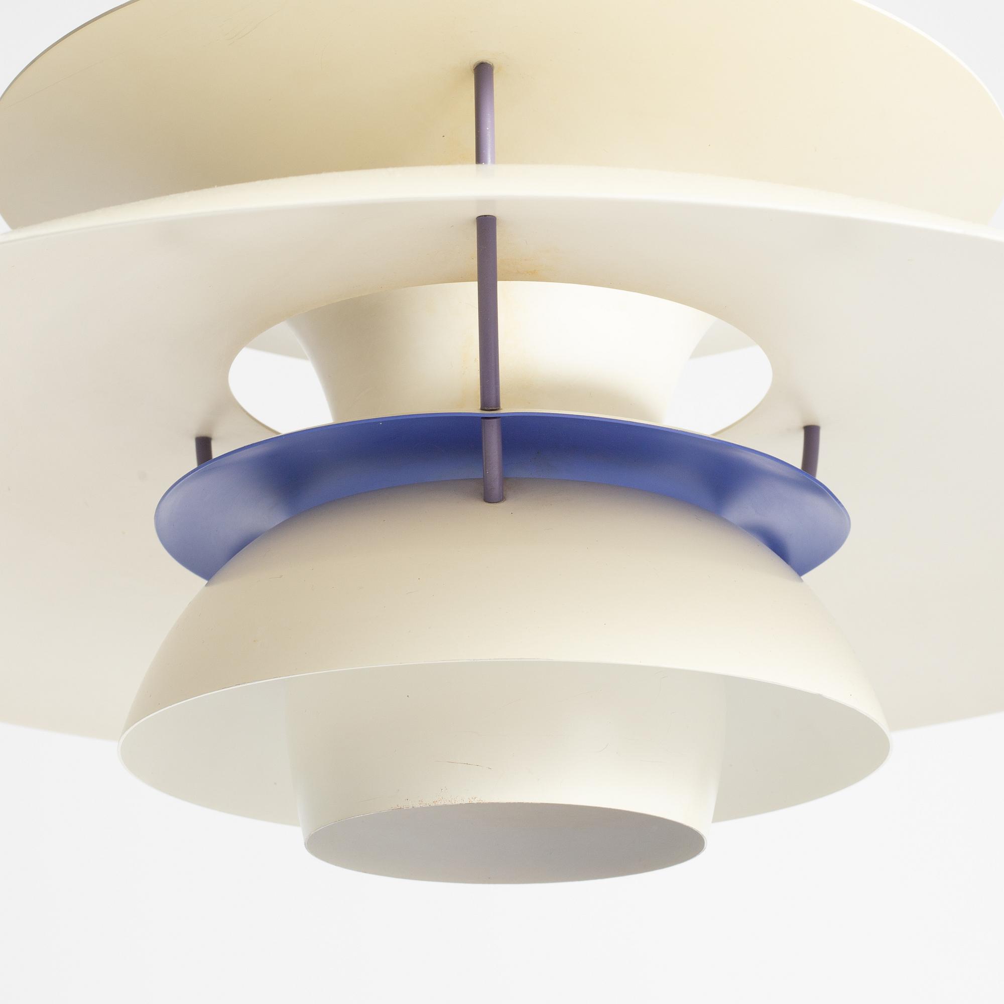Poul Henningsen, taklampa, "PH5", Louis Poulsen, Danmark.