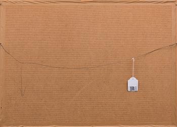 GUNNEL SALLMÉN, olja på masonit, signerad.