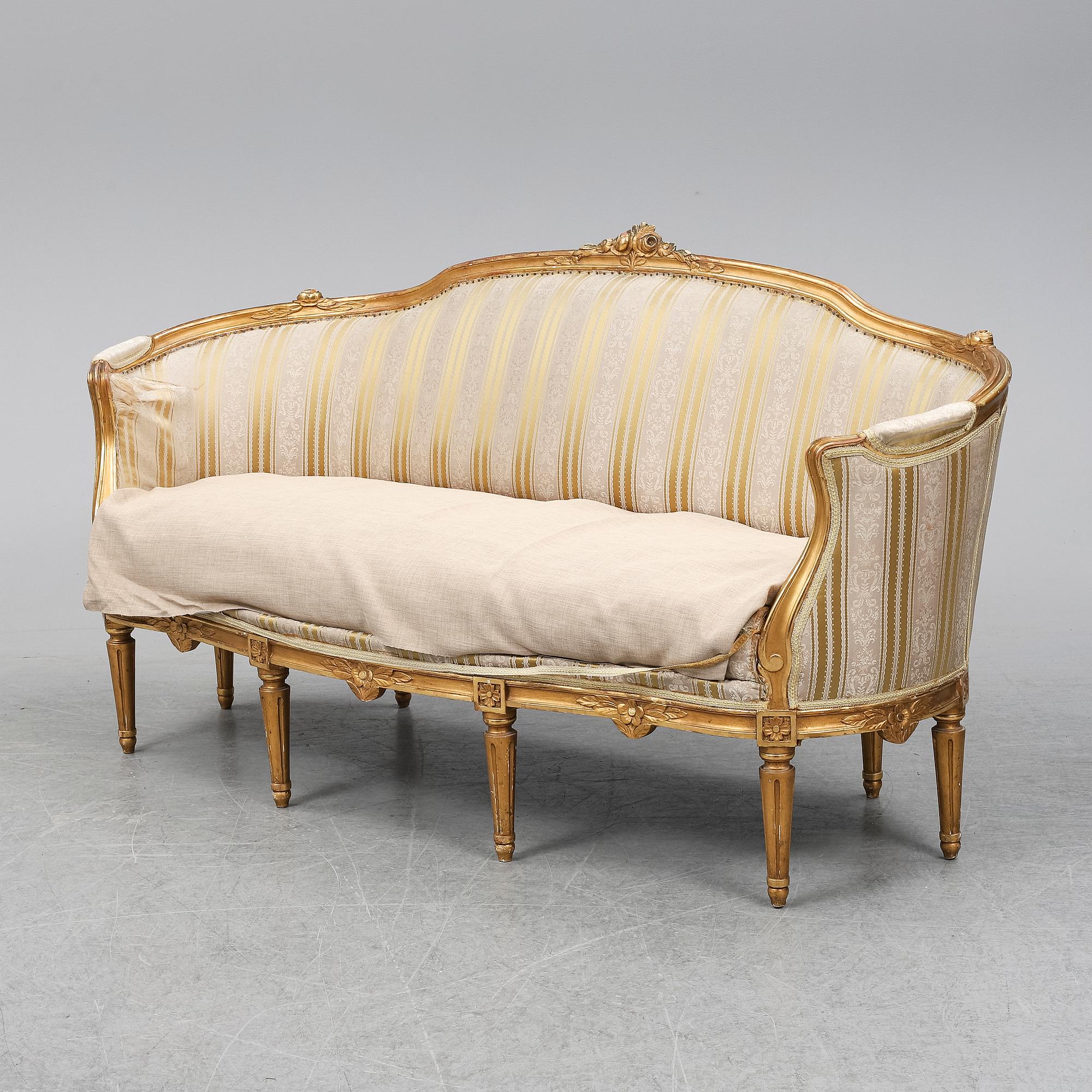 SOFFA, gustaviansk stil, 1900-talets första hälft.