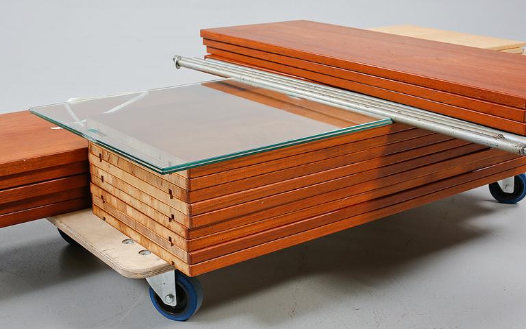 BOKHYLLESEKTION, RY 100-serien, Hans J Wegner för Ry-möbler, 1900-talets tredje kvartal.