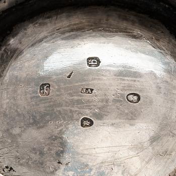 Joseph Angell, te- och kaffeservis, sterlingsilver, 7 delar, London 1817-1823.