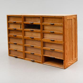 LÅDFACK, 1900-talets andra hälft.