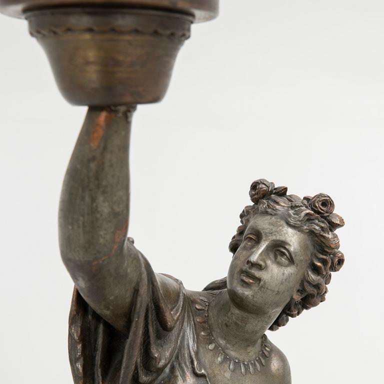 Table lamp, early 20th century.