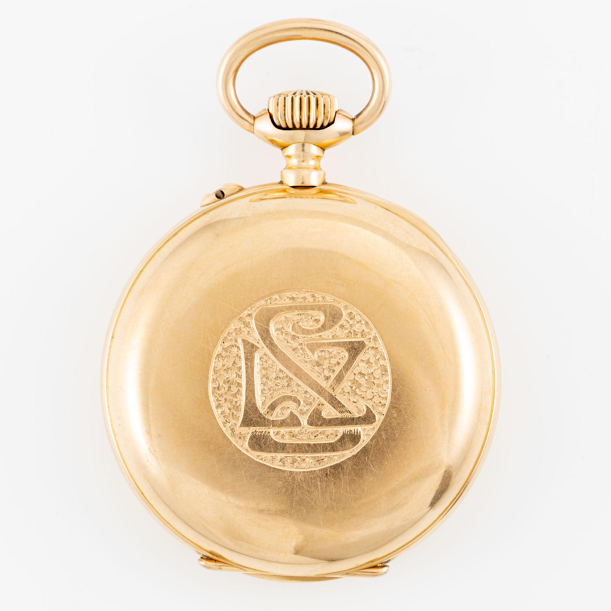 Halda, pocket watch, 49.5 mm.