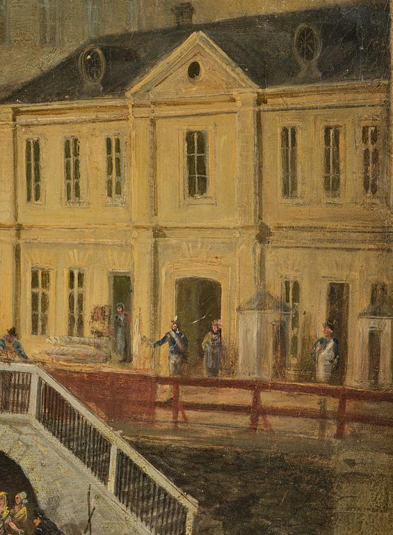 Elias Martin, "Norrström with the Bondeska Palace, Stockholm".