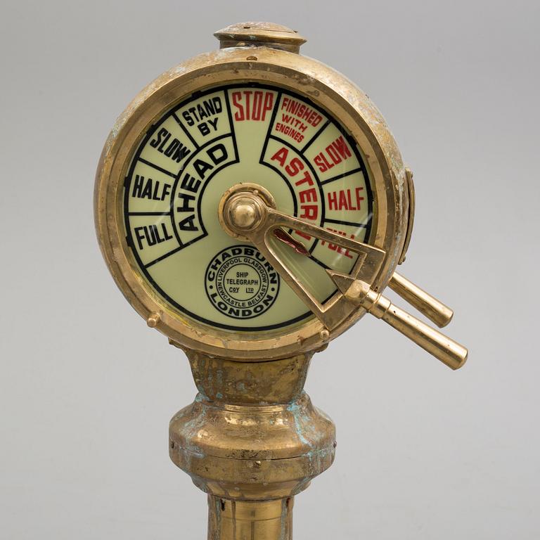 MASKINTELEGRAF, märkt Chadburn, London.