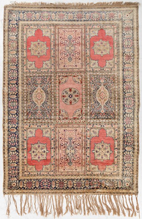 Carpet, semi-antique Kazak, approx. 202 x 158 cm.