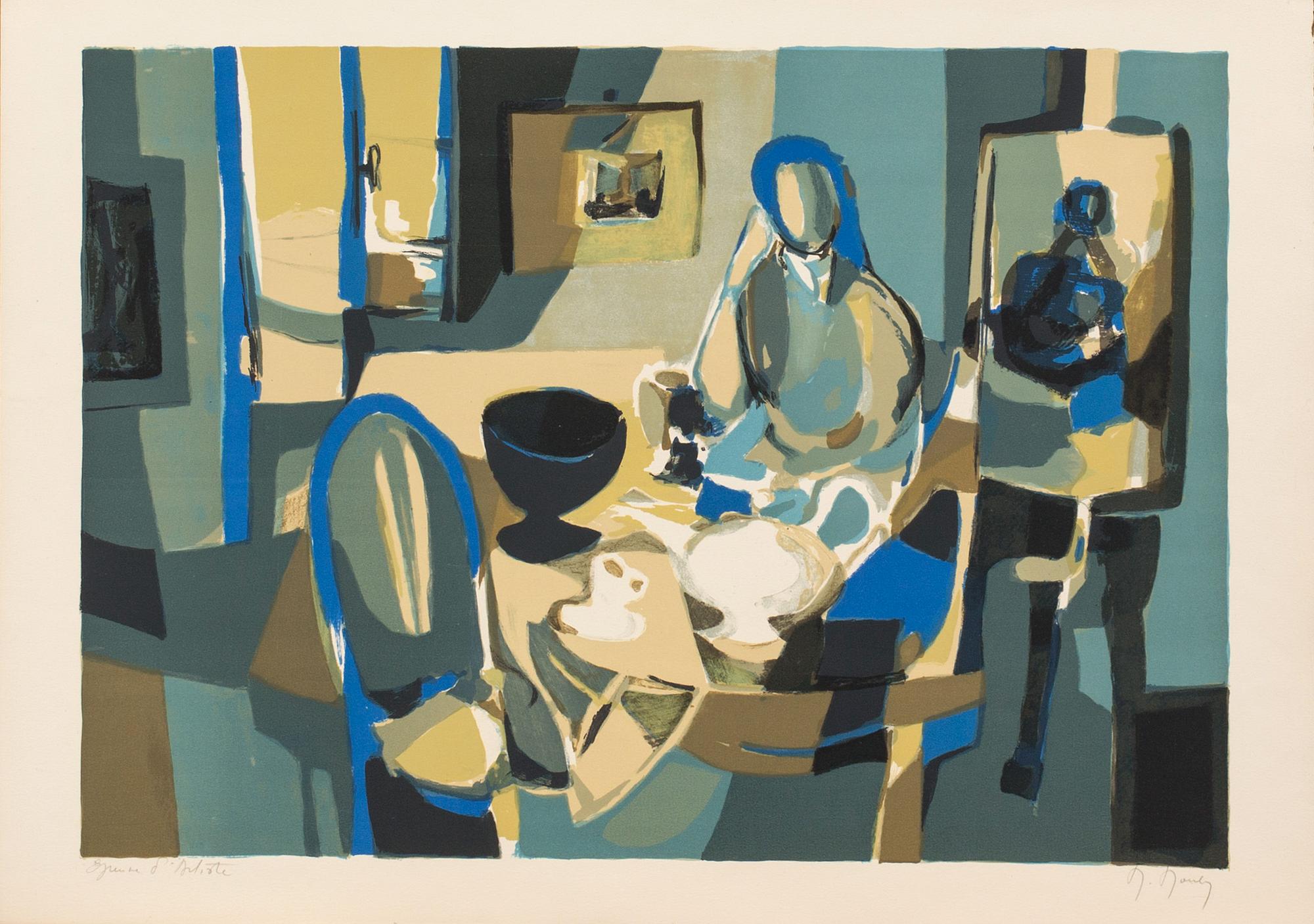 MARCEL MOULY, a signed and numbered epreuve d'artiste lithograph.