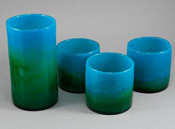 VASER, 6 st, glas, Ekenäs, 1900-talets andra hälft.