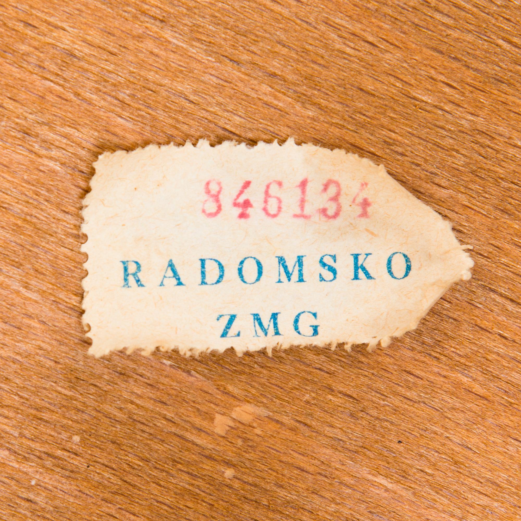 A set of four chair, Radomsko, Poland, latter half of the 20th Century.