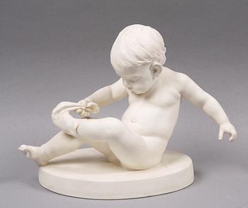 FIGURIN, parian, Gustafsberg, tidigt 1900-tal.
