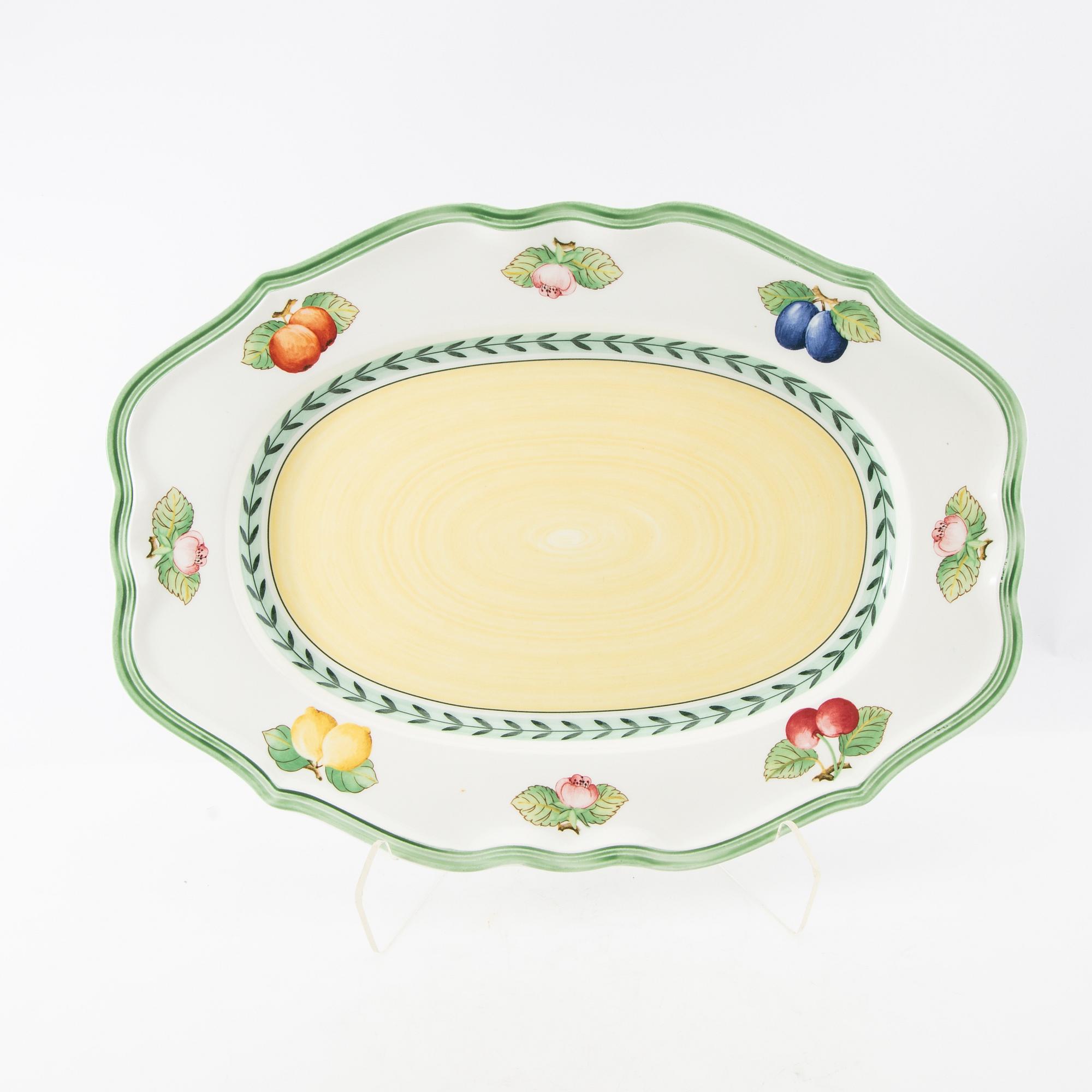 Servis, 48 delar, porslin, "French Garden Fleurence", Villeroy Bosch, Tyskland.