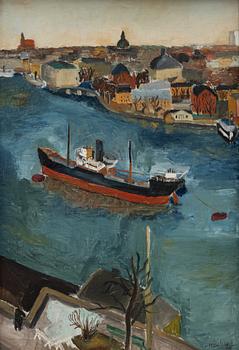 Nisse Lindwall, View towards Kastellholmen from Söder.