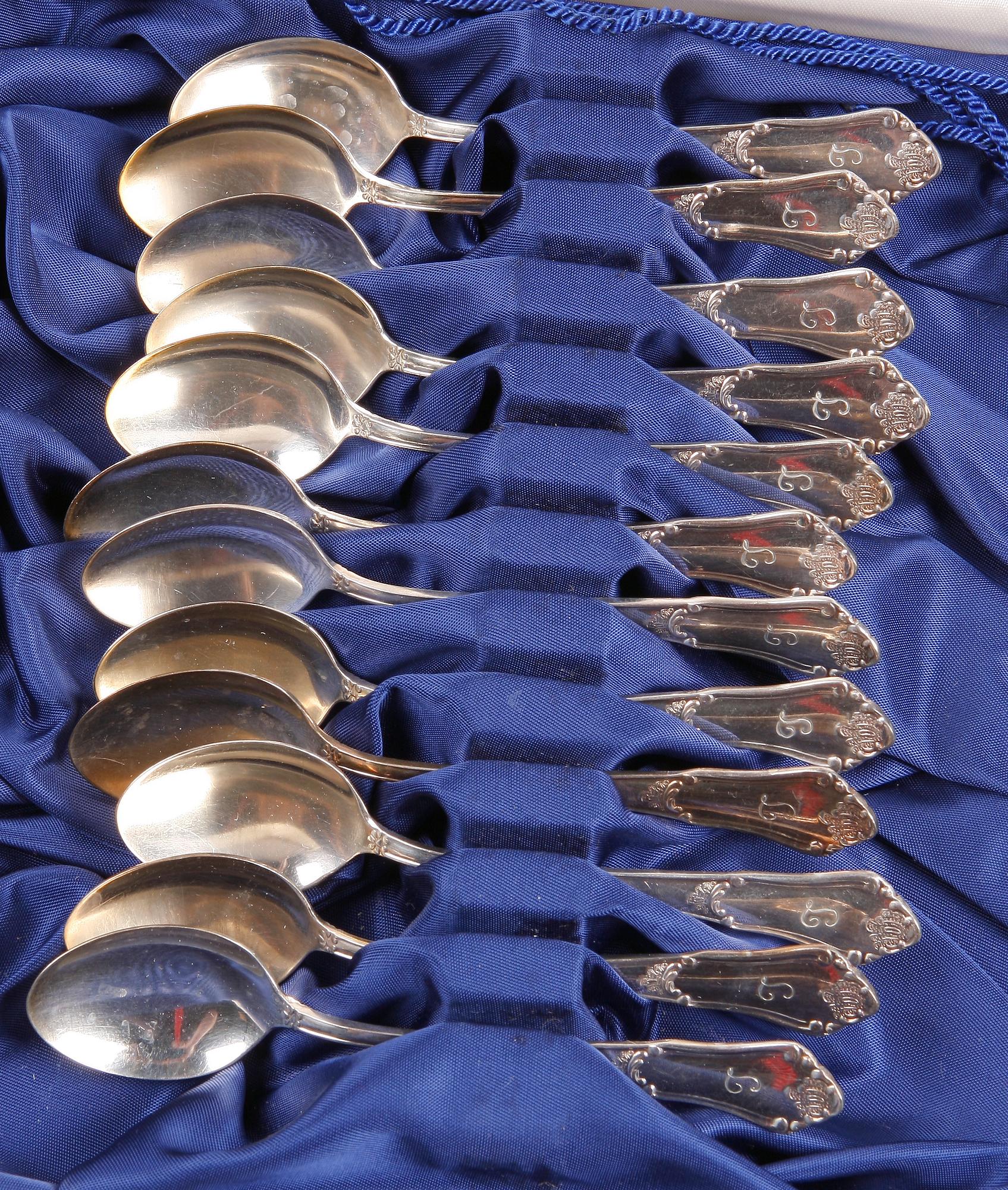 PARTI BESTICK, 25 delar, silver, bla Ceson, 1960-tal.