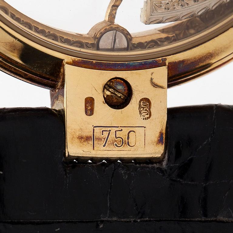 Dunhill, Skeleton, wristwatch, 33 mm.