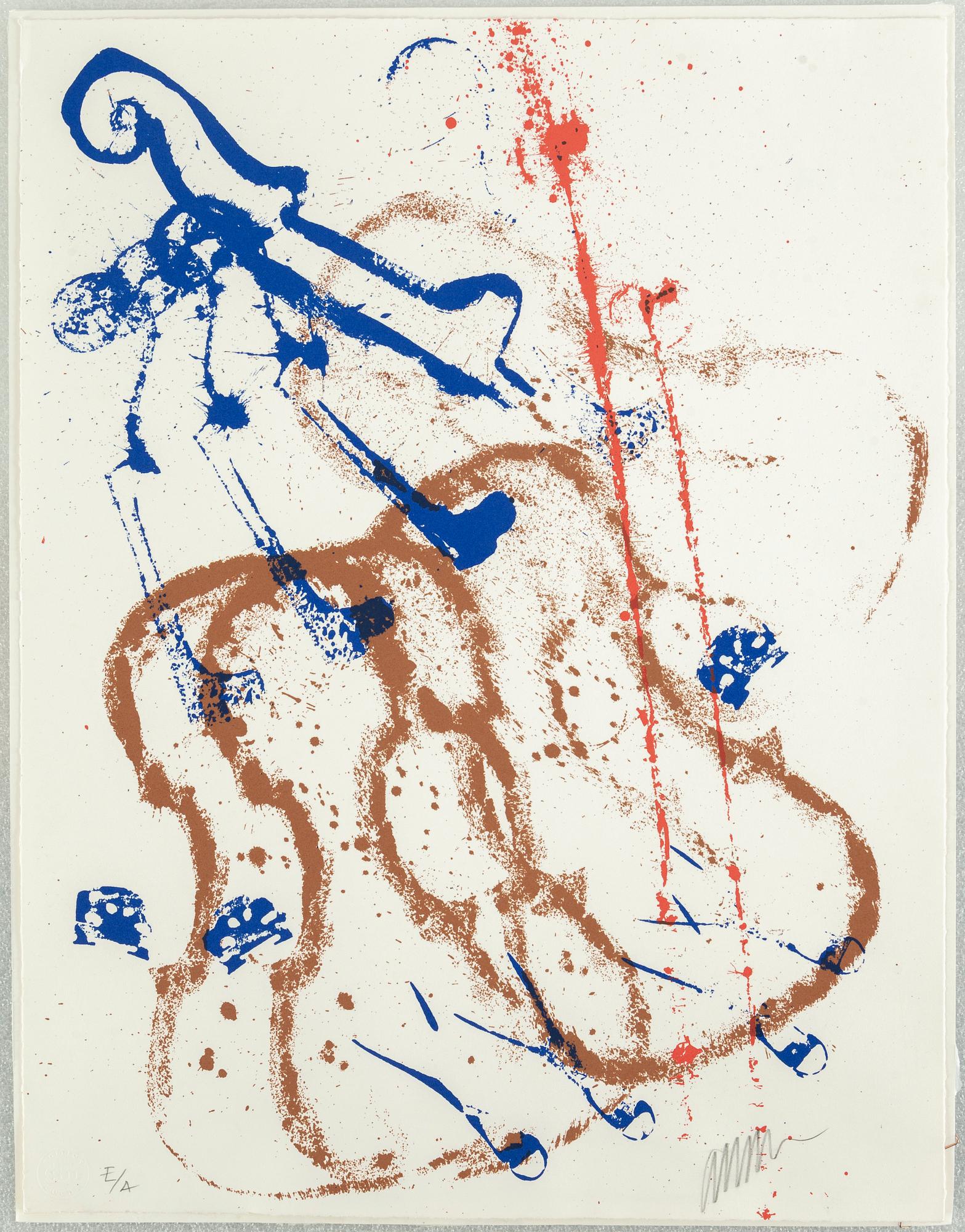 FERNANDEZ ARMAN, silkscreen,, signed and numbered EA.