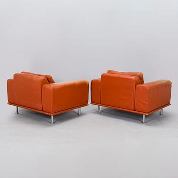 Yrjö Kukkapuro, nojatuoleja, pari, "Variaatio", tilaustyö, Haimi, 1970-luvun loppu.