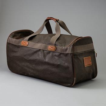 Mulberry Scotchgrain Wheeled Duffle Bag.