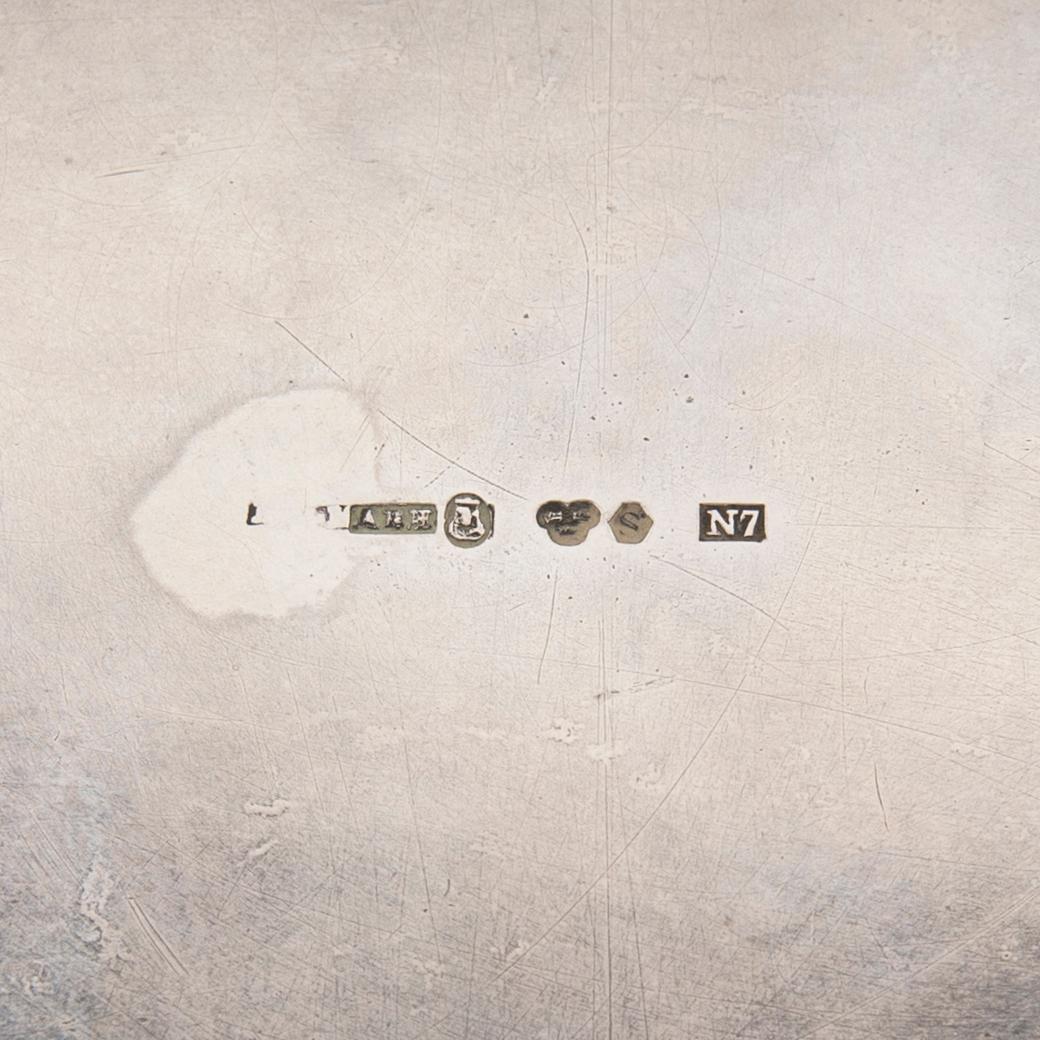 Bernhard Hertz sockerskål silver Stockholm 1915.