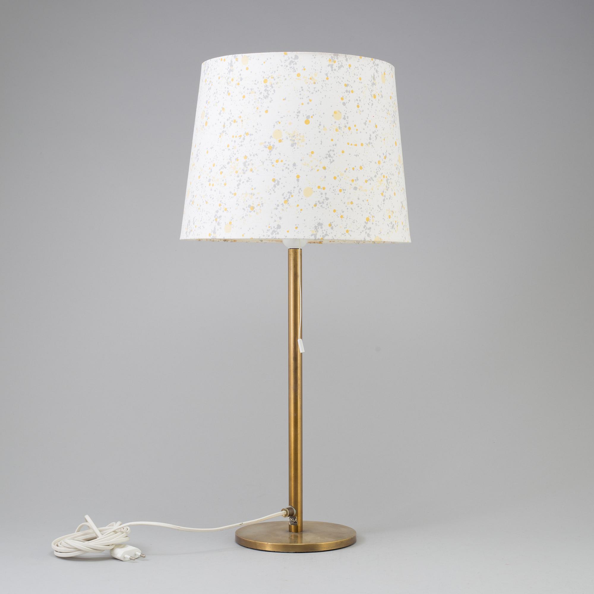 A 1960s Swedish Luxus brass table light.