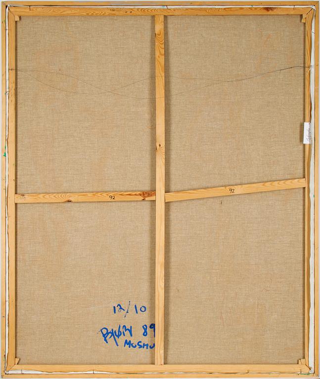 Björn Björnholt, oil on canvas, signed and dated 1989.