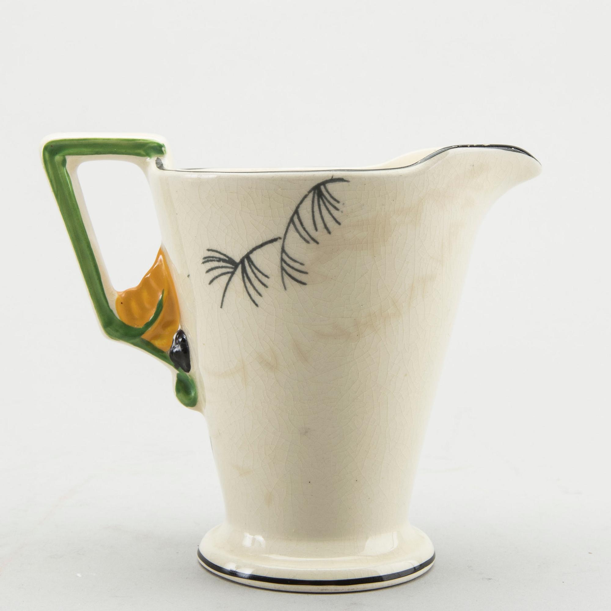 A 45+ 8 pcs Burleigh art deco dinner service.