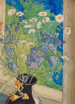 Hilding Linnqvist, "Sommarblomma i vas".