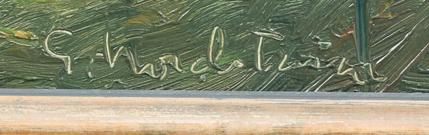 Gerhard Nordström,  oil on panel signed.