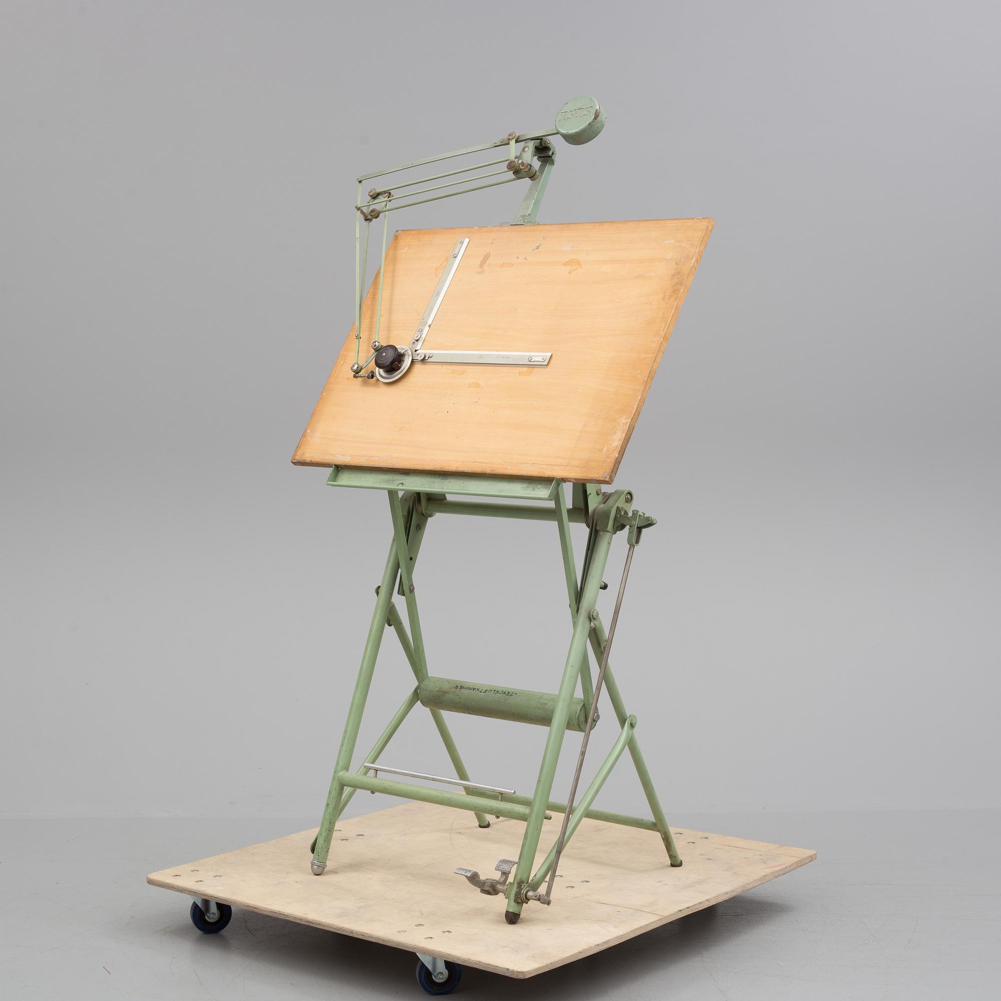A drawing table from Schmidt & Haensch ISIS, West Berlin, mid 20th Century.