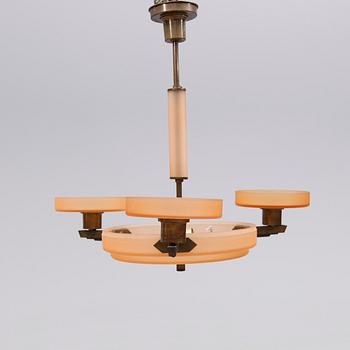 TAKLAMPA, 1900-talets första hälft, höjd ca 63 cm.