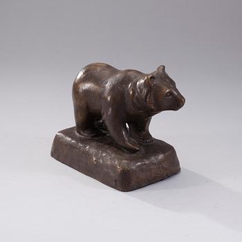 OKÄND KONSTNÄR, brons, signerad A. Vist.