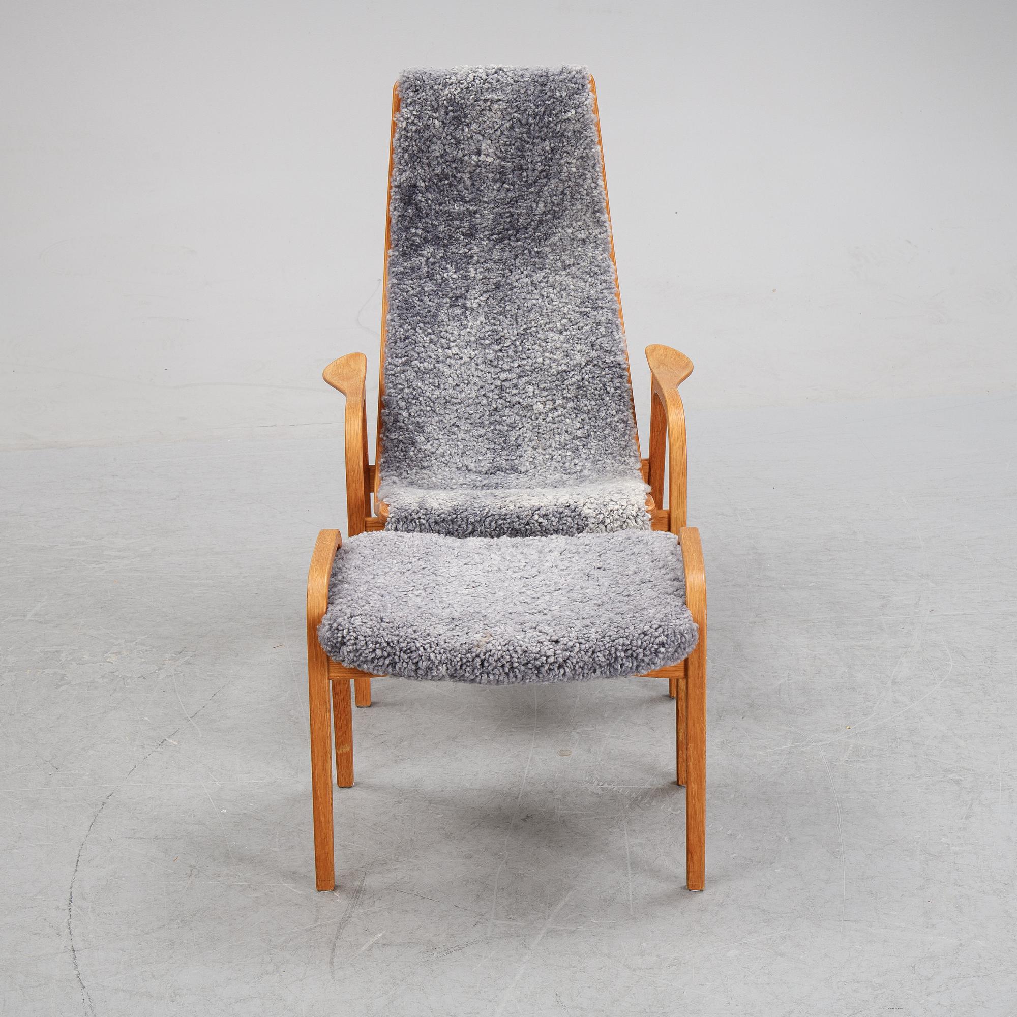 Yngve Ekström, a lounge chair with ottoman "Lamini", Swedese Möbler AB, Sweden. 2006.