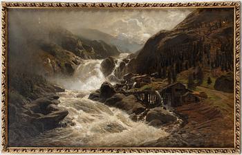 KARL PAUL THEMISTOKLES VON ECKENBRECHER, Oil on canvas, signed and dated 1891.
