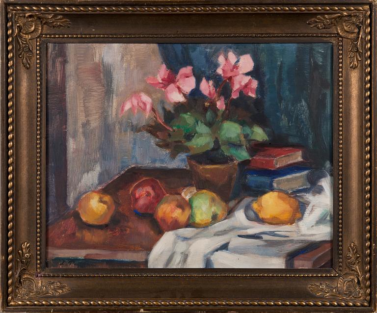 LAURI PARIKKA, oil on panel, signed.