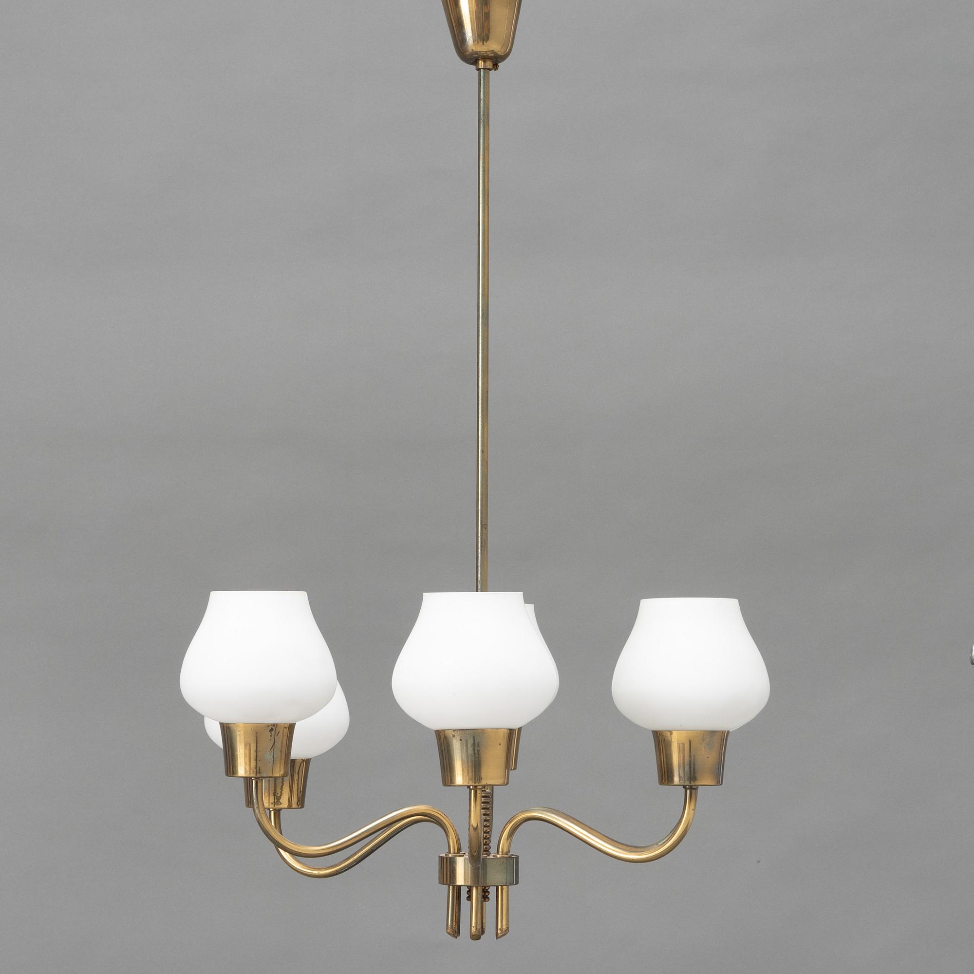 Birger Dahl, taklampa, Høvik Verk, Norge, 1900-talets mitt.