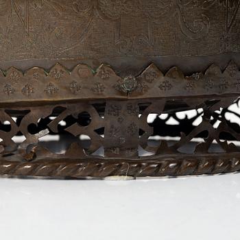 Copper cauldron, Baroque. 17th/18th century.