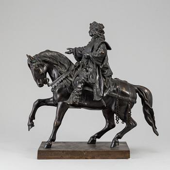 BOHUSLAV SCHNIRCH, sculpture. Bronze. Stamp signed. Height 39.5 cm, length 38 cm.