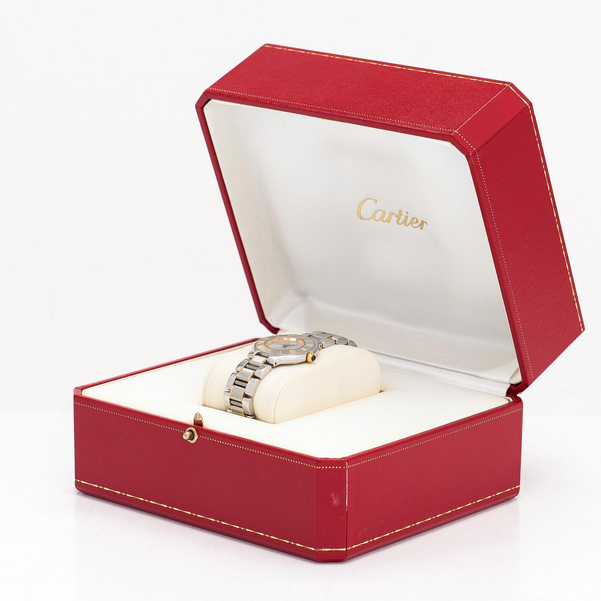 must de Cartier, Must 21, wristwatch, 28 mm.
