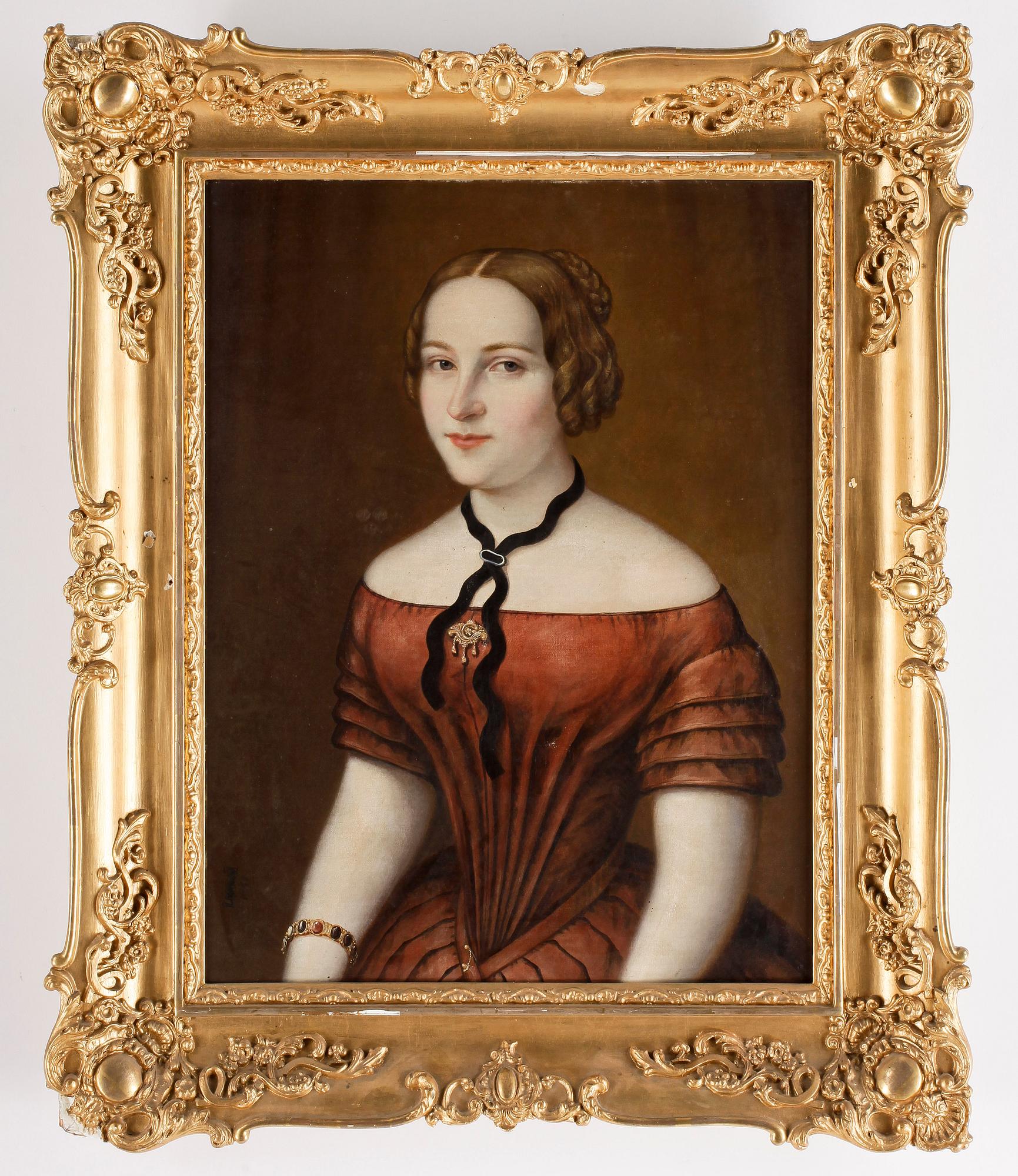 CARL PETER LEHMAN, olja på duk, signerad och daterad - 1851.