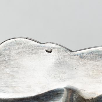 A French silver dish, mark of Adolphe Boulenger, Paris, 1876-1899.