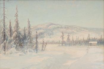 Anshelm Schultzberg, Vinterlandskap.
